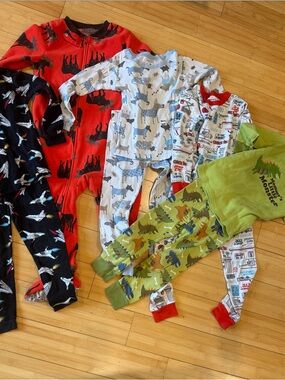 Excellent! BUNDLE! 5! Carter’s/Old Navy Kid Toddler Assorted Pj Set Onesie Sz 3